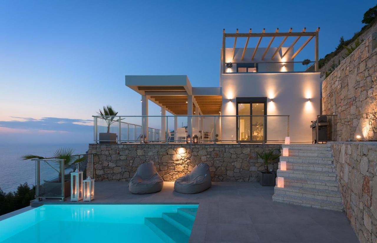 Kathisma Bay Villas - Luxury Villas - Villa Helios Kalamítsi المظهر الخارجي الصورة